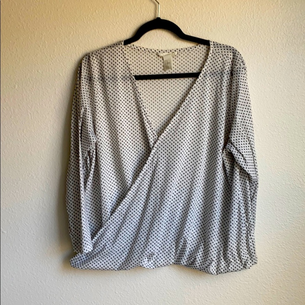 Polka dot top!